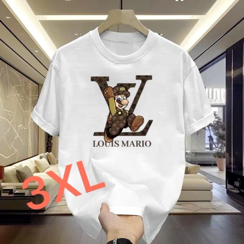 White T-Shirt Short Sleeve 3XL