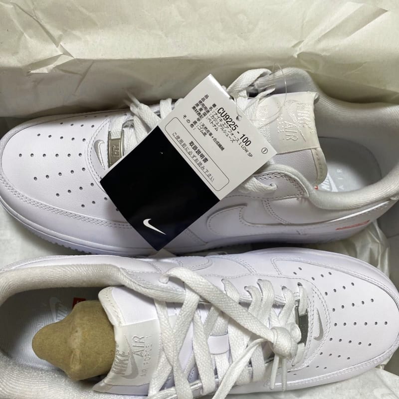 Supreme x Nike Air Force 1 Low White 28.5cm