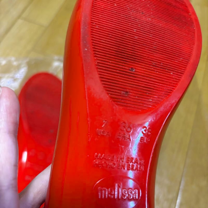 Vivienne Westwood Melissa Ballet Flats Red 24cm