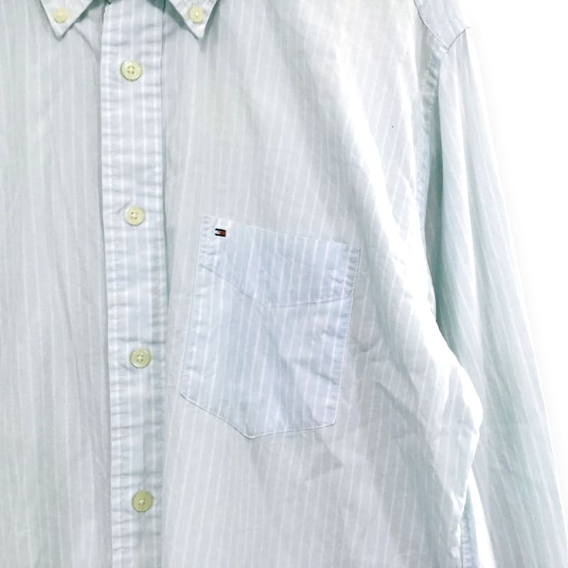 Tommy Hilfiger Stripe Long Sleeve Shirt L