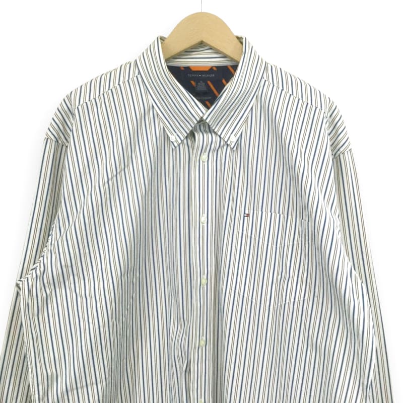 Tommy Hilfiger Multi Stripe Long Sleeve Shirt XL