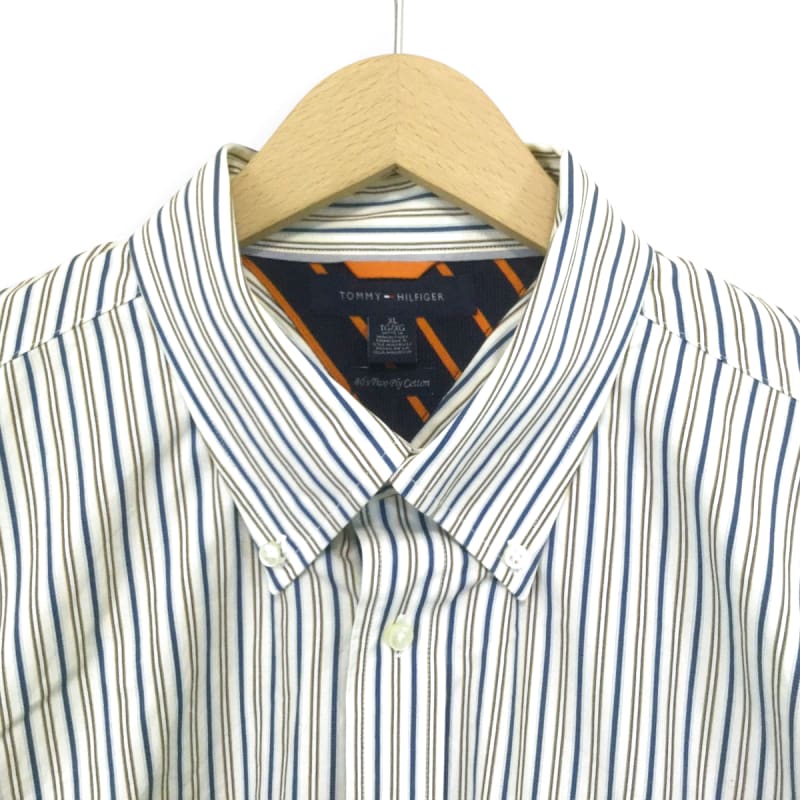 Tommy Hilfiger Multi Stripe Long Sleeve Shirt XL