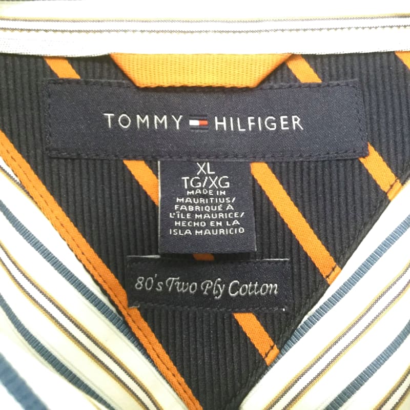 Tommy Hilfiger Multi Stripe Long Sleeve Shirt XL