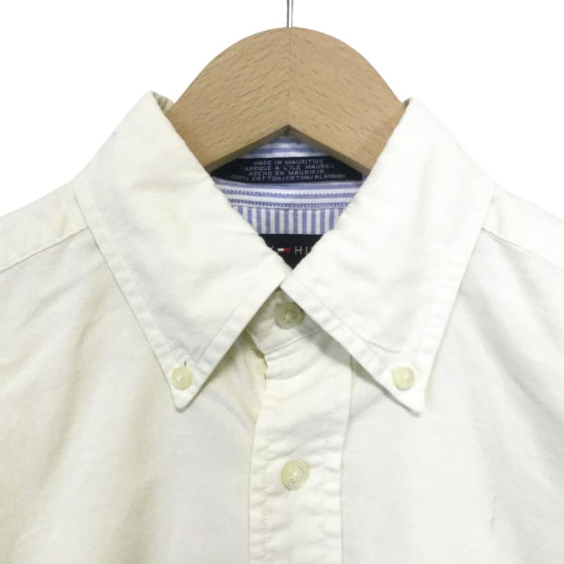 Tommy Hilfiger Long Sleeve Button Down Shirt Yellow Size M