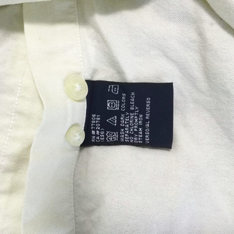 Tommy Hilfiger Long Sleeve Button Down Shirt Yellow Size M