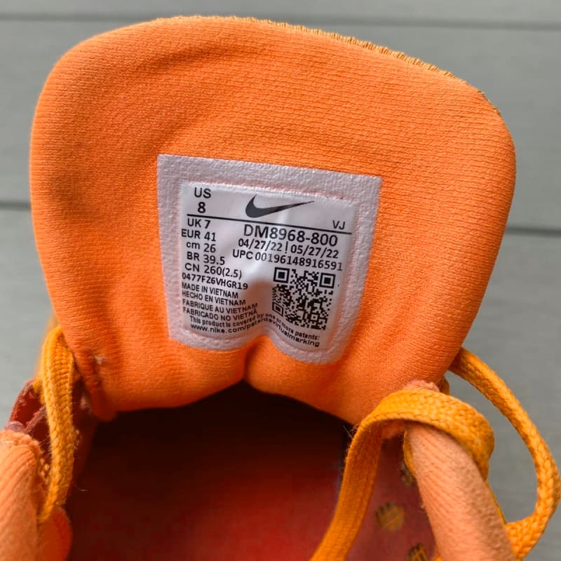 Nike Zoom Fly 5 Running Shoes Orange 26cm