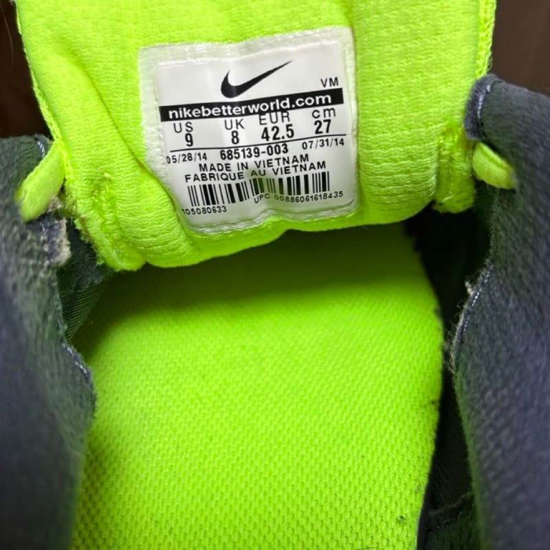 Nike 685139-003 Yellow Green Fluorescent Men's 27.0cm