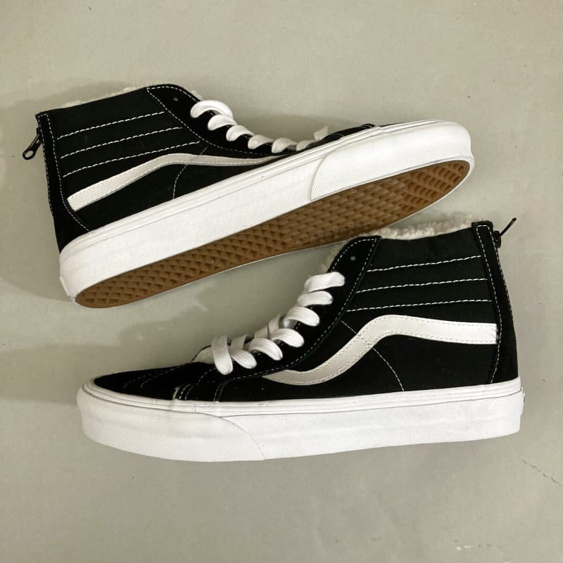VANS SK8-HI Surfline Fur Sneakers Black 26.5cm