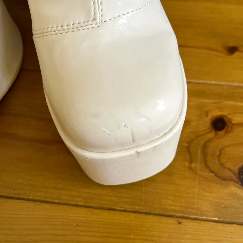 Darich Platform Long Boots White with Box