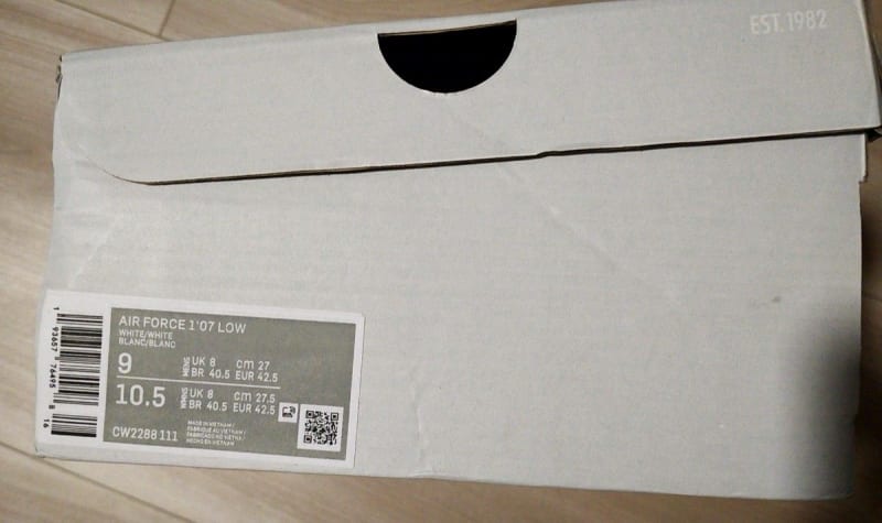 AIR FORCE 1 LOW '07 Triple White CW2288-111
