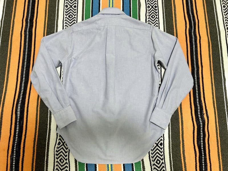 Free Shipping Individualized Shirts Oxford Button-Down Shirt 14H S Blue Vintage