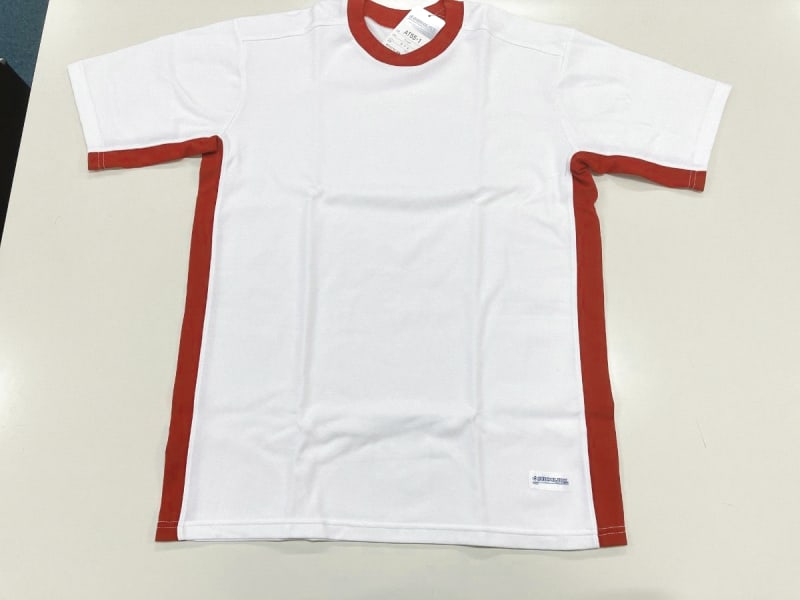 Gym Shirt Short Sleeve Red Size 3L