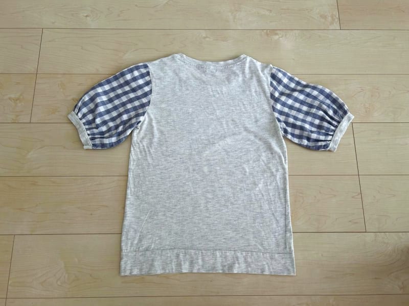 C.L.N Puff Sleeve T-Shirt Gray