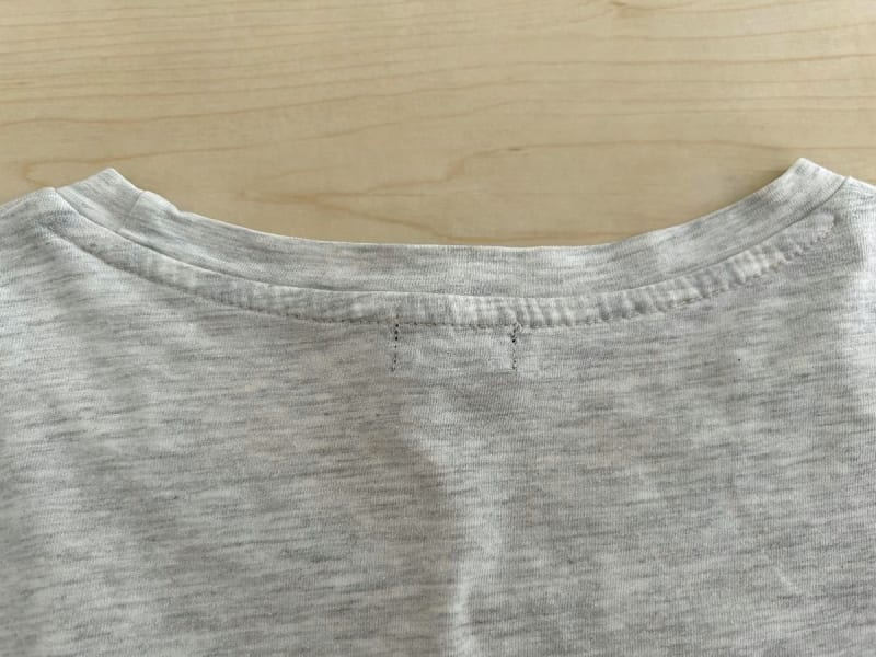 C.L.N Puff Sleeve T-Shirt Gray
