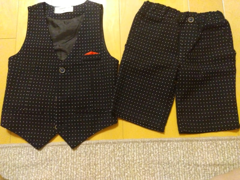 Formal Vest and Shorts Set 110cm
