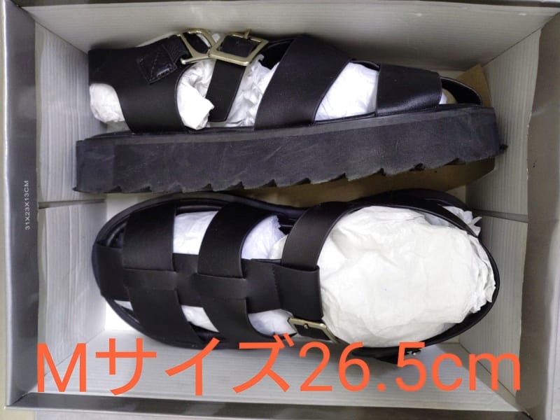 NANO Universe Lightweight Ghurka Sandals M Size 26.5