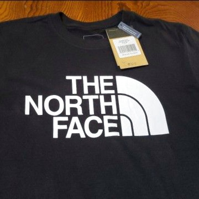 The North Face Short Sleeve T-Shirt Black L Big Logo