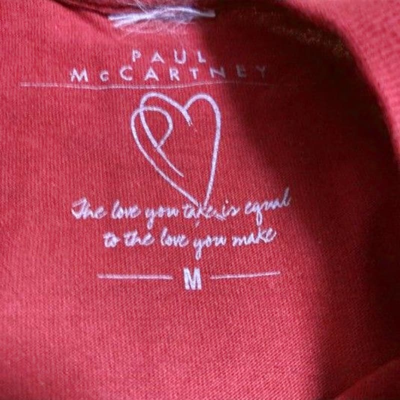 Paul McCartney Concert T-Shirt New Size M