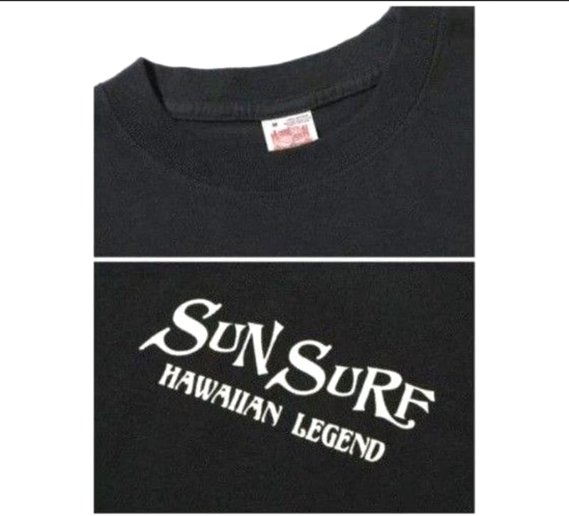 Sunsurf Print T-Shirts Mandala L Black