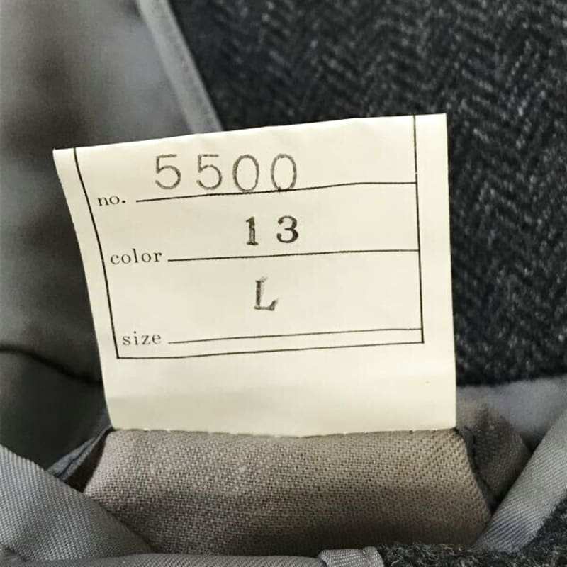 90s 00s Super Lord Wool Long Chester Coat Men s Size L Gray Jackets