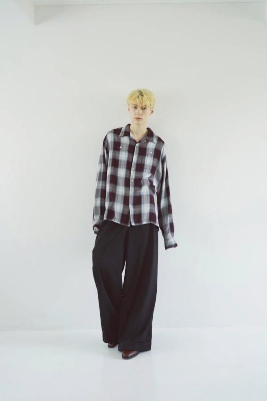 Camphor Wood Rayon Ombre Original Check Shirts