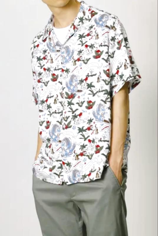 Patterned Rayon Shirt