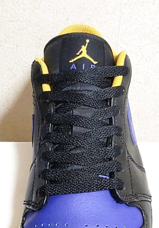 Nike Air Jordan 1 Low Black Yellow Dark Purple