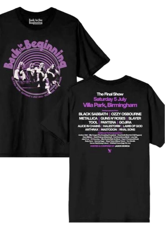 Back to the Beginning Black Sabbath T-Shirt