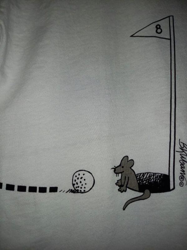 Crazy Shirts Hawaii Kliban Cat Short Sleeve T-Shirt White S