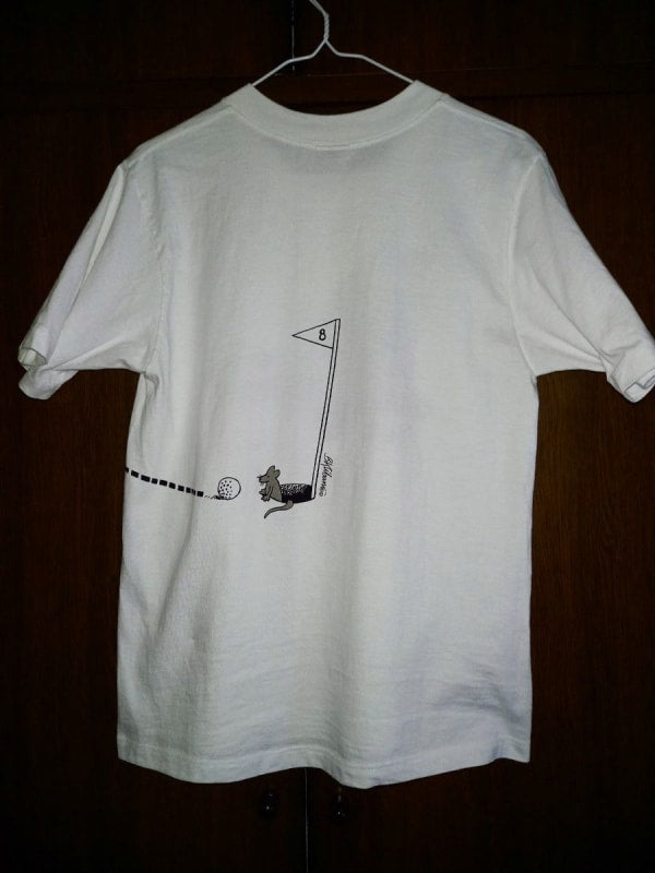 Crazy Shirts Hawaii Kliban Cat Short Sleeve T-Shirt White S