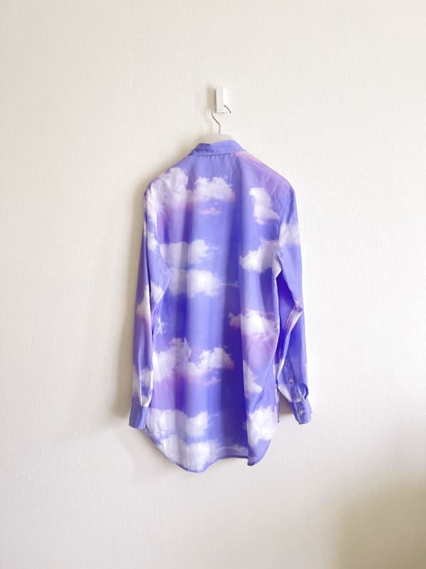 Milkboy Cloudy Long Shirts Blue