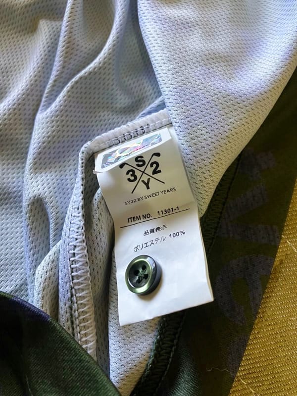SY32 By Sweetyears Pattern Polo Shirts Golf Short Sleeve Polo Shirt