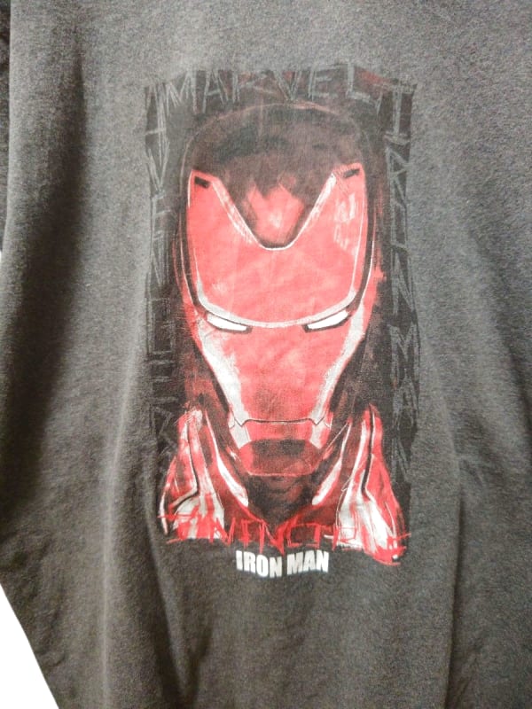 MARVEL Avengers Endgame Movie T-Shirt Iron Man Gray XL