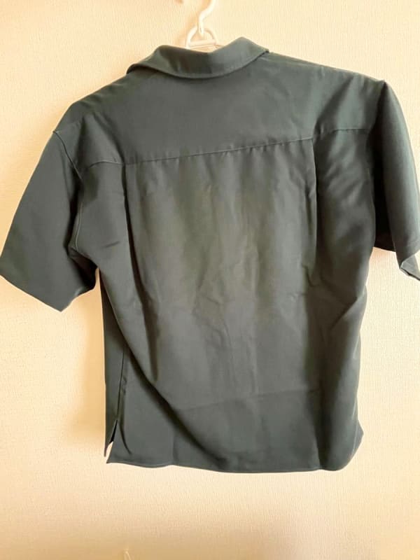 CleL TR Loose Half Sleeve Regular Collar Shirt