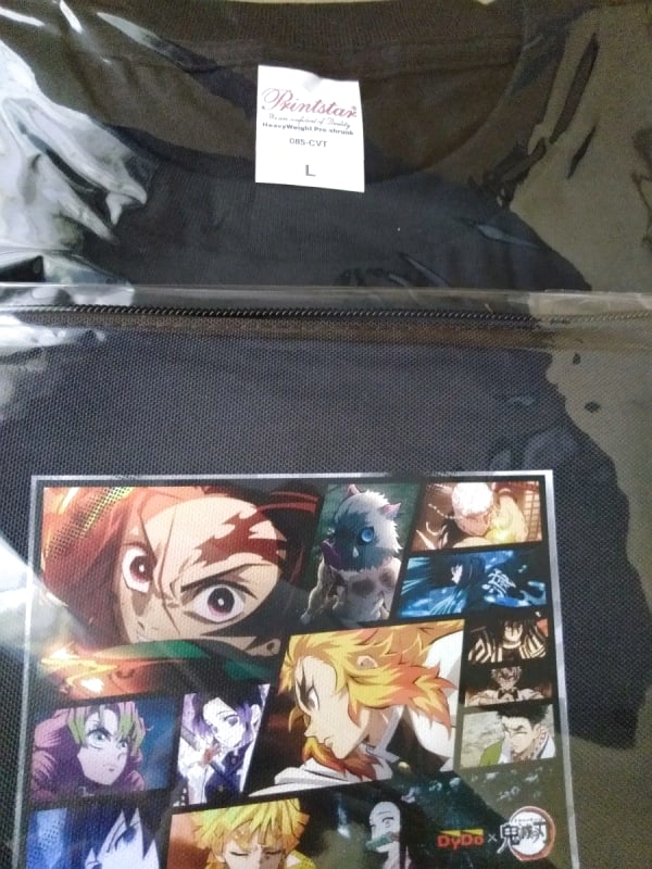 DyDo X Demon Slayer Campaign T-Shirt & Sacoche L Size