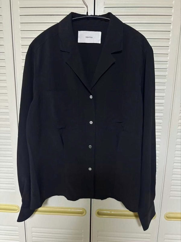 Todayful Georgette Rough Shirts Black Free Size