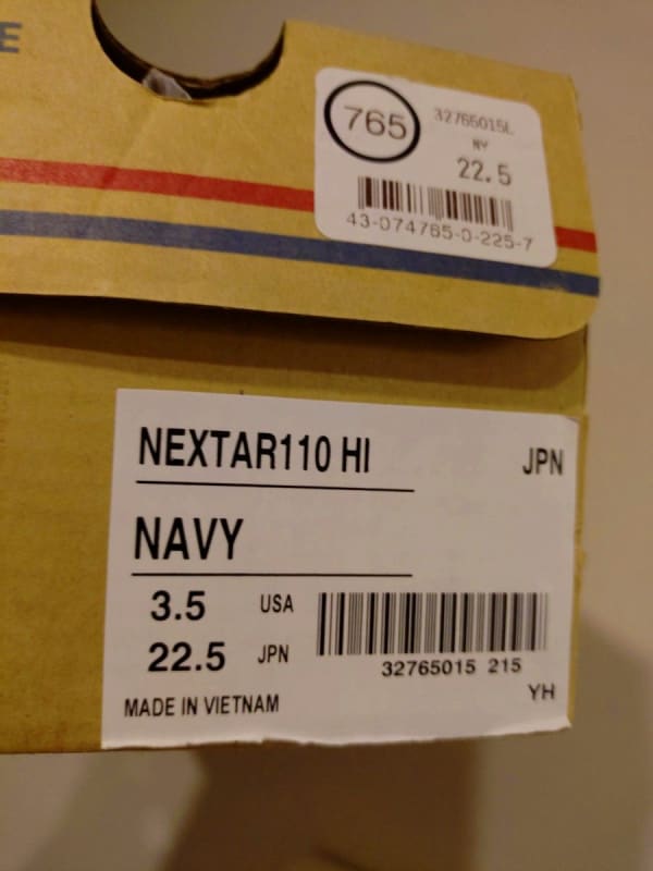 Converse High-Top Sneakers Navy 23.5cm