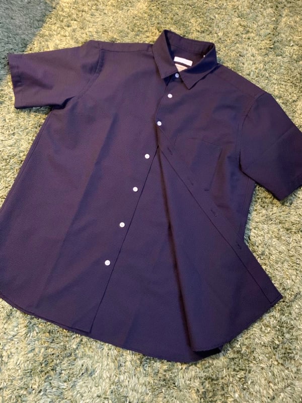 The Suit Company Casual Shirt L Navy
