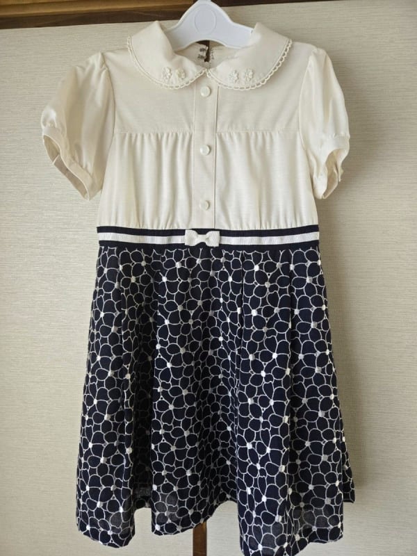 Girls Formal Dress and Bolero Set Navy 120cm