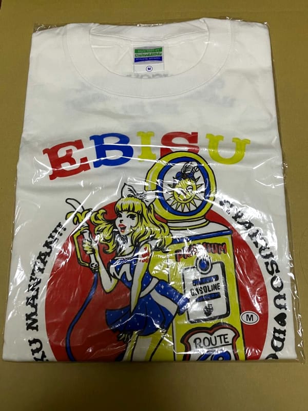 Unused Ebisu Muscats Live T-Shirt Size M White
