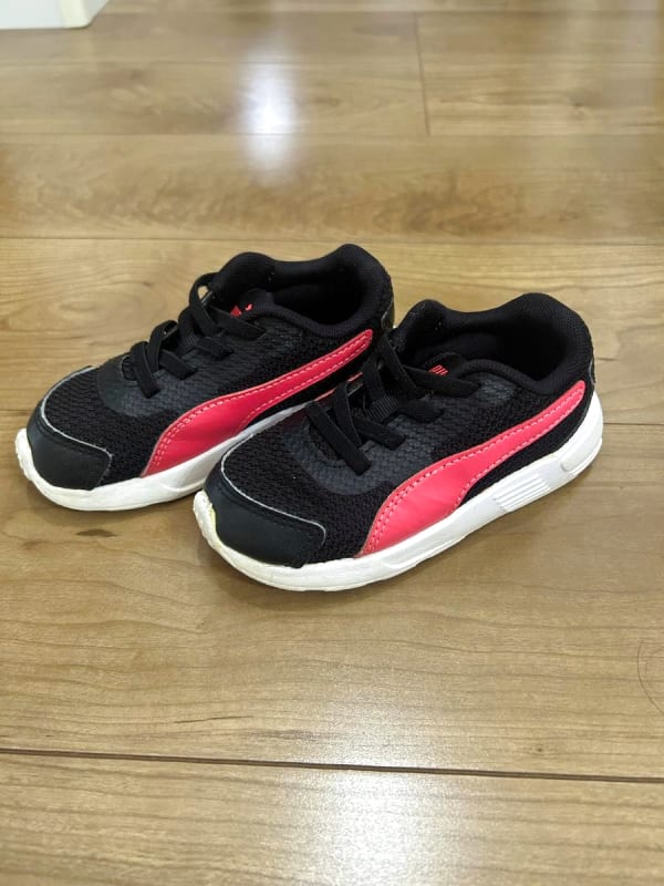 Puma Kids Sneakers Black-Pink-White 15cm