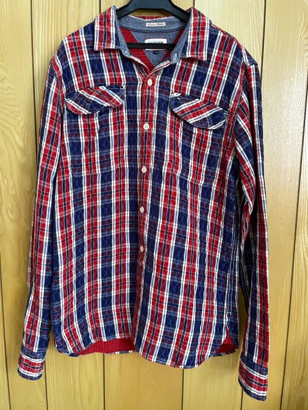Tommy Hilfiger Denim Long Sleeve Check Shirt Men's M