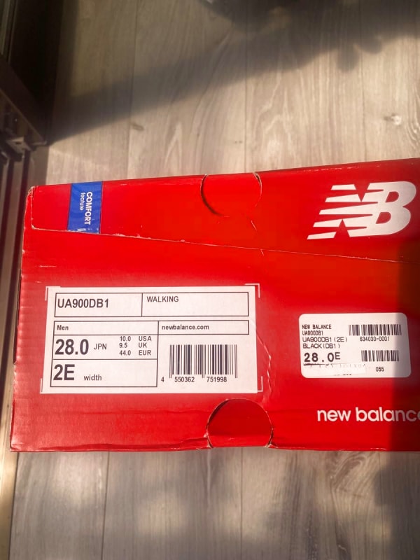 New Balance UA900 DB1 Black 28.0cm