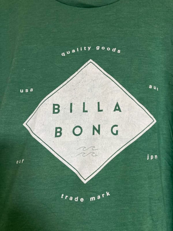 Billabong T-Shirt Green L Size