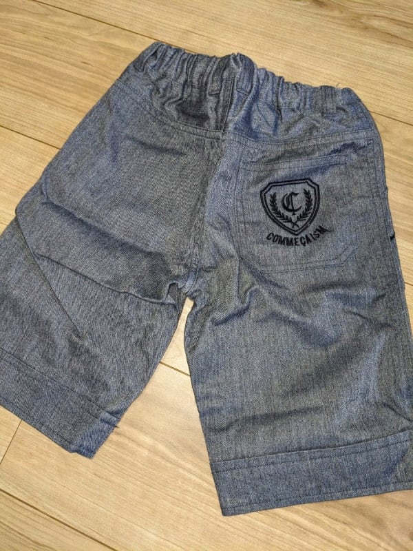 COMME CA ISM Cardigan and Shorts Set