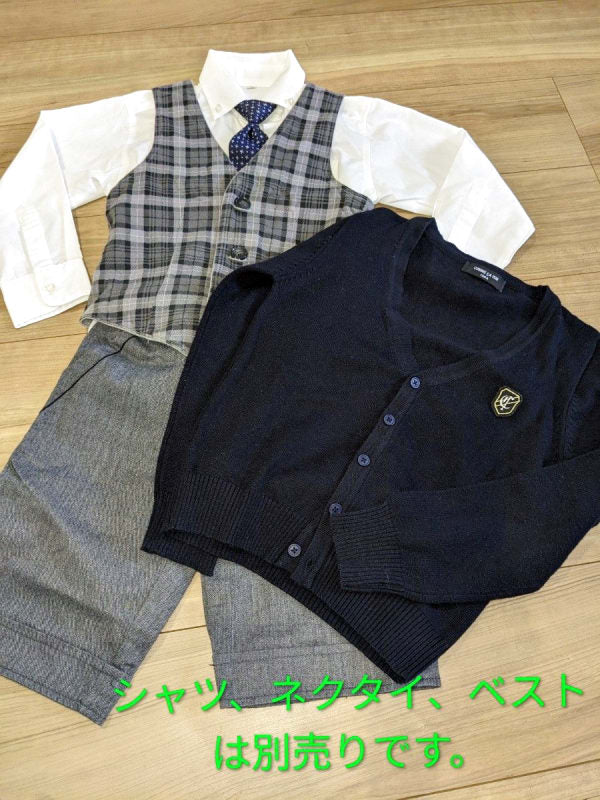 COMME CA ISM Cardigan and Shorts Set