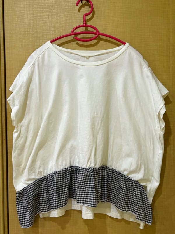 Studio Clip Cotton Top Size M White
