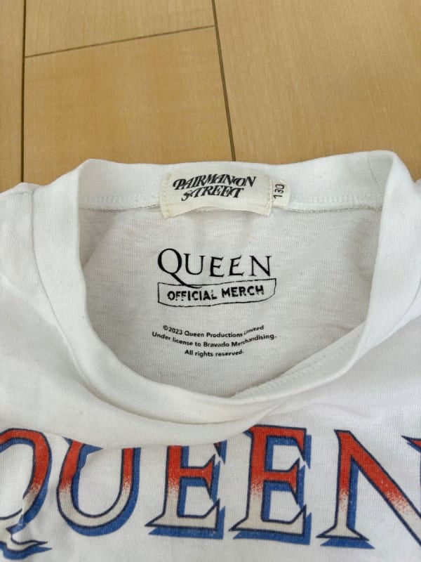 Queen Rock T Long Sleeve T-Shirt White 130