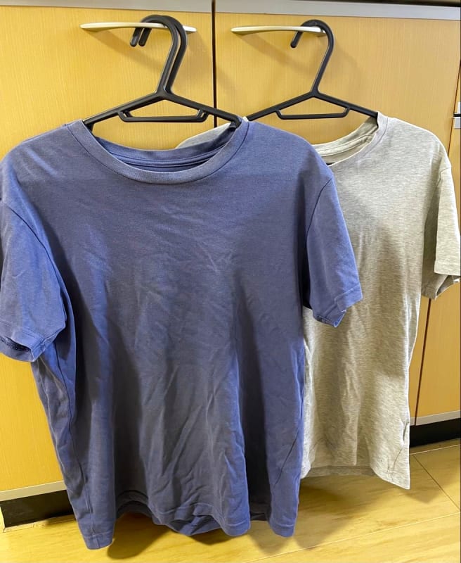 Uniqlo Short Sleeve T-Shirt Navy & Gray 3-Pack S Size