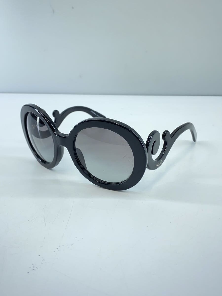 PRADA Sunglasses SPR27N A Plastic Black Gray Men s